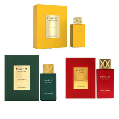 Parfum Arabique Oud Ahmar & Tonka – Sans Alcool | Spray Corps Unisexe 75ml