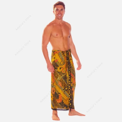 Sarong Traditionnel Homme - Malaisie, Myanmar, Thaïlande, Laos