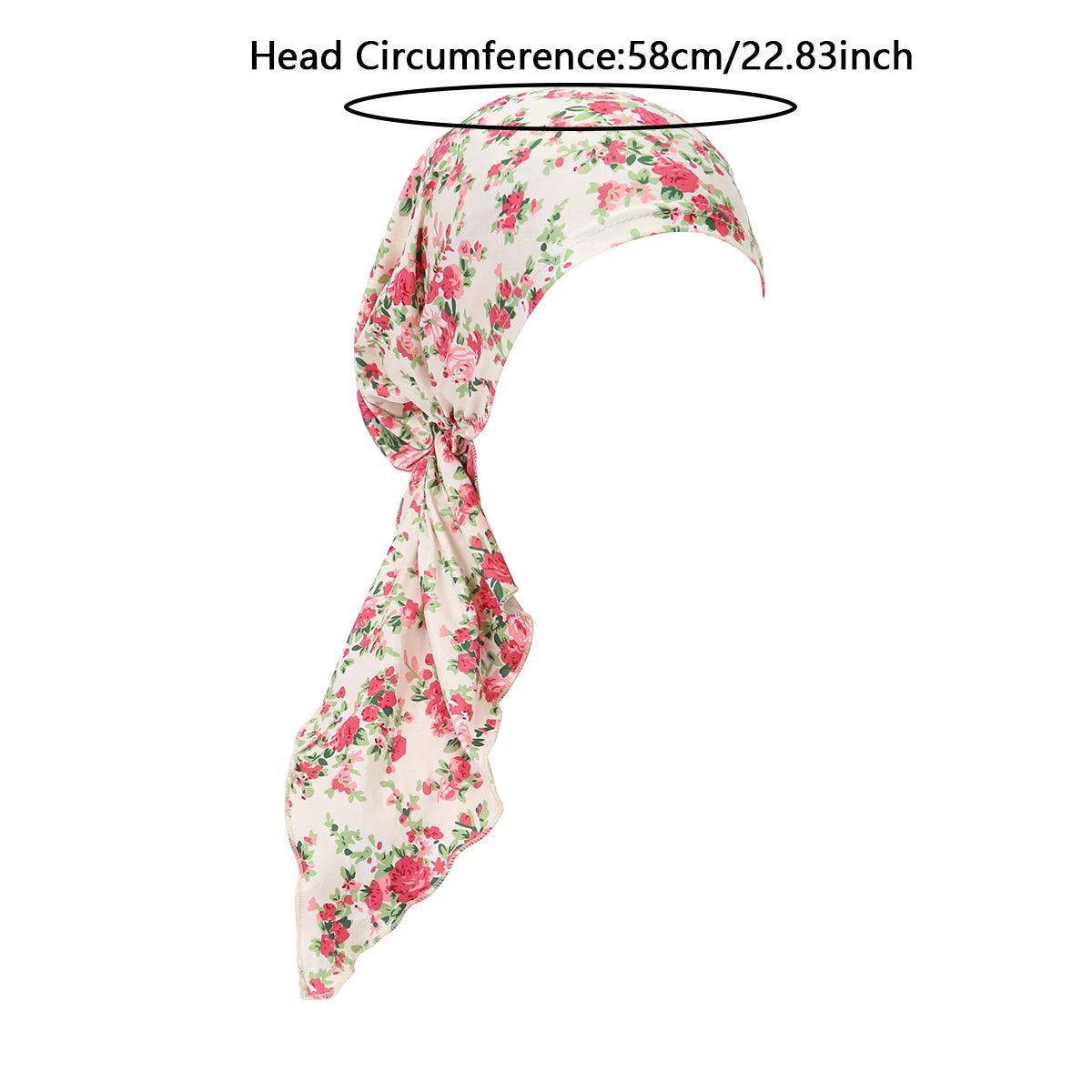 Turban Femme Doux – Bonnet Hijab Pré-Noué Imprimé Toutes Saisons