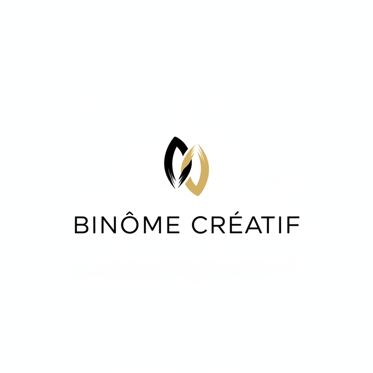Logo binôme créatif